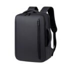 Sac à Dos Business Voyage pour Homme Convertible en Sac à Main Poche Extensible Noir SACHM01N - حقيبة ظهر للرجال متعددة الاستخدامات للكمبيوتر المحمول