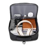 ⁦Sac à Dos Business Voyage pour Homme Convertible en Sac à Main Poche Extensible Noir SACHM01N - حقيبة ظهر للرجال متعددة الاستخدامات للكمبيوتر المحمول⁩ - الصورة ⁦3⁩