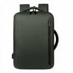 Sac à Dos Business Voyage pour Homme Convertible en Sac à Main Poche Extensible Vert SACHM01V - حقيبة ظهر للرجال متعددة الاستخدامات للكمبيوتر المحمول