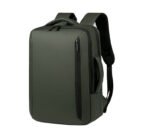 Sac à Dos Business Voyage pour Homme Convertible en Sac à Main Poche Extensible Vert SACHM01V - حقيبة ظهر للرجال متعددة الاستخدامات للكمبيوتر المحمول