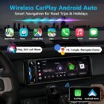 Gazel Autoradio 1Din Écran Tactile 5" IPS - Apple CarPlay et Android Auto Sans Fil Charge Rapide Type-C - راديو سيارة ذكي بشاشة لمس 5 بوصة تدعم و لاسلكيًا