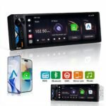 Gazel Autoradio 1Din Écran Tactile 5" IPS - Apple CarPlay et Android Auto Sans Fil Charge Rapide Type-C - راديو سيارة ذكي بشاشة لمس 5 بوصة تدعم و لاسلكيًا