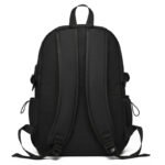 ⁦Sac à Dos Ergonomique et Imperméable Port USB Intégré Noir SACHM02N - حقيبة ظهر متعددة الوظائف للعمل والسفر مع منفذ شحن⁩ - الصورة ⁦4⁩