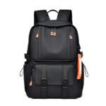 ⁦Sac à Dos Ergonomique et Imperméable Port USB Intégré Noir SACHM02N - حقيبة ظهر متعددة الوظائف للعمل والسفر مع منفذ شحن⁩ - الصورة ⁦7⁩