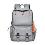 ⁦Sac à Dos Ergonomique et Imperméable Port USB Intégré Gris SACHM02G - حقيبة ظهر متعددة الوظائف للعمل والسفر مع منفذ شحن⁩ - الصورة ⁦4⁩