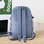 ⁦Sac à Dos Multifonctionnel Kawaii Grand Volume Imperméable et Résistant 5Pcs Bleu SACKDS33BL - حقيبة ظهر بعدة قطع بتصميم كاوايي⁩ - الصورة ⁦3⁩