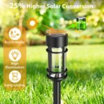 Éclairage Solaire de Jardin Extérieur avec Support Murale HW-1288B - مصابيح حدائق شمسية فاخرة إضاءة دافئة