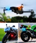 Mini Lumières LED Flash Anti-Collision avec Télécommande sans Fil 30 Modes 2Pcs - أضواء فلاش مع ريموت كنترول لاسلكي لسائقي الدراجات - الصورة 8