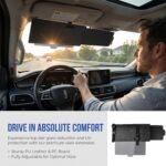 ⁦Extension de Pare-Soleil Anti-Éblouissement Ajustable pour Voiture - حاجِب شمس ومظلة للسيارات واقٍ من الأشعة فوق البنفسجية⁩ - الصورة ⁦2⁩