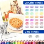 ⁦Coffret d'Art Deluxe 144 Pièces avec Mallette Portable - علبة أدوات الرسم والتلوين الفاخرة 144 قطعة داخل حقيبة⁩ - الصورة ⁦3⁩
