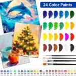 ⁦Coffret d'Art Deluxe 144 Pièces avec Mallette Portable - علبة أدوات الرسم والتلوين الفاخرة 144 قطعة داخل حقيبة⁩ - الصورة ⁦5⁩