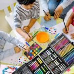 ⁦Coffret d'Art Deluxe 144 Pièces avec Mallette Portable - علبة أدوات الرسم والتلوين الفاخرة 144 قطعة داخل حقيبة⁩ - الصورة ⁦2⁩