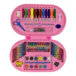 Kit d'Art Super Mega 75 Pièces pour Enfants avec Mallette de Rangement - علبة أدوات الرسم والتلوين الفاخرة للأطفال 75 قطعة مع حقيبة