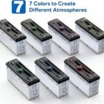 Autoradio Bluetooth 1-DIN avec Égaliseur DSP et Éclairage 7 Couleurs SP0707 - راديو سيارة بلوتوث مع ميزان صوت وإضاءة 7 ألوان