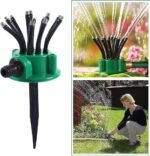 ⁦Arroseur de Jardin Rotatif 360 dégrée Multidirectionnel 12 Tuyaux Flexibles - رشاش مياه حدائق متعدد الاتجاهات 360 درجة بـ 12 خرطوم مرن⁩ - الصورة ⁦10⁩