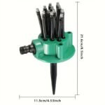 ⁦Arroseur de Jardin Rotatif 360 dégrée Multidirectionnel 12 Tuyaux Flexibles - رشاش مياه حدائق متعدد الاتجاهات 360 درجة بـ 12 خرطوم مرن⁩ - الصورة ⁦6⁩