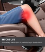 ⁦Extension de Siège de Voiture Support de Jambes en Cuir Design Ergonomique Antidérapant - وسادة تمديد مقعد السيارة لدعم الأرجل⁩ - الصورة ⁦9⁩