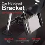 Support de Voiture pour Appui-Tête Tablettes et Smartphones avec Accès Chargeur - حامل هاتف وتابلت لمقعد السيارة الخلفي قابل للدوران 360 درجة - الصورة 8