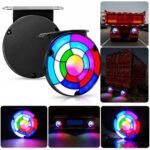 Feux Arrière LED RGB Séquentiels pour Camion 12V/24V 2 pcs Rainbow - مصابيح خلفية تحذيرية للشاحنات ملونة (قطعتين)