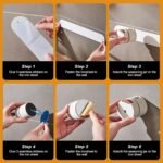 ⁦Pots à Épices Magnétiques Couvercle Transparent Fixation Au Mur 4Pcs - علب توابل مغناطيسية لحفظ البهارات وتنظيم المطبخ⁩ - الصورة ⁦10⁩