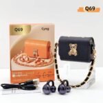 ⁦Écouteurs Sans Fil Bluetooth TWS Q69 Design Mini Sac à Main Clip Ear Clip-On - سماعة بلوتوث لاسلكية بتصميم علبة حقيبة فاخرة⁩ - الصورة ⁦2⁩