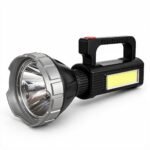 Projecteur LED Rechargeable Multifonction MM-7788 Panneau Solaire, Powerbank et Trépied - مصباح كشاف يدوي متعدد الوظائف مع شحن بالطاقة الشمسية وبنك طاقة