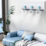 ⁦Déflévecteur d'Air pour Climatiseur Réglable à 360° - Anti-Souffle Direct Pack 3Pcs - موجّه هواء المكيف القابل للتعديل لمنع الهواء المباشر⁩ - الصورة ⁦6⁩