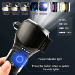 ⁦Lampe Torche Tactique LED 1200 Lumens Portée 450m avec Éclairage Latéral - مصباح يدوي تكتيكي عالي الإضاءة متعدد الاستخدامات⁩ - الصورة ⁦7⁩