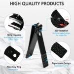 ⁦Kit de manucure 26 PCS coupe-ongles professionnel en acier inoxydable - طقم العناية بالأظافر والجسم⁩ - الصورة ⁦3⁩