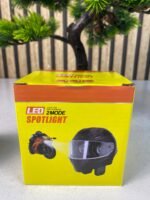 ⁦Projecteur LED Auxiliaire pour Moto et Scooter Double Couleur Blanc et Jaune Helmet Design 1Pcs - كشاف إضاءة لدراجات النارية بتصميم خوذة وإضاءة مزدوجة⁩ - الصورة ⁦3⁩
