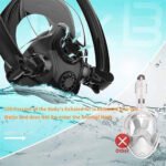 ⁦Masque de Plongée Intégral 180 ° Grande vue Anti-buée avec Double Tubes- قناع غوص إحترافي⁩ - الصورة ⁦8⁩