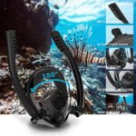 ⁦Masque de Plongée Intégral 180 ° Grande vue Anti-buée avec Double Tubes- قناع غوص إحترافي⁩ - الصورة ⁦7⁩