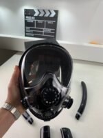 ⁦Masque de Plongée Intégral 180 ° Grande vue Anti-buée avec Double Tubes- قناع غوص إحترافي⁩ - الصورة ⁦3⁩