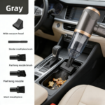⁦Aspirateur Sans Fil Portatif 4en1 Pour Voiture et Maison Suction 5000Pa - مكنسة لاسلكية محمولة للسيارة والمنزل 4 في 1⁩ - الصورة ⁦10⁩