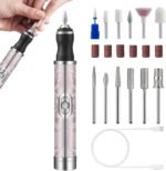 ⁦Ponceuse à Ongles Électrique Sans Fil Rechargeable Pour Manucure et Pédicure 4 Vitesses, 12 Embouts - مبرد ومقلم الأظافر الكهربائي اللاسلكي القابل للشحن⁩ - الصورة ⁦6⁩