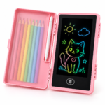 ⁦Trousse Scolaire 2 en 1 avec Tablette d'Écriture LCD pour Enfants - مقلمة مدرسية 2 في 1 مع لوح رسم للأطفال⁩ - الصورة ⁦5⁩