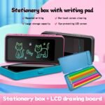 ⁦Trousse Scolaire 2 en 1 avec Tablette d'Écriture LCD pour Enfants - مقلمة مدرسية 2 في 1 مع لوح رسم للأطفال⁩ - الصورة ⁦6⁩