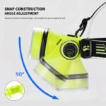 Lampe Frontale de Plongée LED Étanche 15m Distance 350m GM - مصباح رأس مقاوم للماء للغوص حتى عمق 15 متر