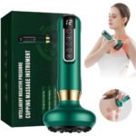 Appareil de Massage GuaSha Ventouse Électrique Rechargeable USB, Chauffant et Anti-Cellulite - جهاز مساج الغواشا والحجامة الكهربائي