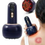 Appareil de Massage Ventouse Électrique et Scraping 3en1 Aspiration Réglable 9 Niveaux - 1 جهاز الحجامة والتدليك الكهربائي الذكي 3 في