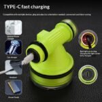 Lampe Frontale de Plongée LED Étanche 15m Distance 350m GM - مصباح رأس مقاوم للماء للغوص حتى عمق 15 متر