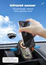 Support Téléphone Voiture avec Chargeur Sans Fil 15W Capteur Infrarouge LDNIO MA30 - حامل هاتف للسيارة وشاحن لاسلكي ذكي