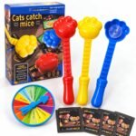 Jeu de Réflexe Cats Catch Mice avec Cartes et Pattes de Chat - لعبة القطط والفئران لتحدي سرعة البديهة ورد الفعل