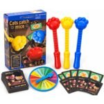 Jeu de Réflexe Cats Catch Mice avec Cartes et Pattes de Chat - لعبة القطط والفئران لتحدي سرعة البديهة ورد الفعل