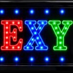 Plaque Lumineuse LED ICI FLEXY 100×25 cm - لافتة إشهارية مضيئة للمحلات والكيوسك