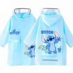 Imperméable Enfant Stitch avec Capuche et Protection pour Cartable - معطف مطر للأطفال برسومات ستيتش مع مكان مخصص للمحفظة المدرسية