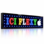 Plaque Lumineuse LED ICI FLEXY 100×25 cm - لافتة إشهارية مضيئة للمحلات والكيوسك