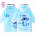 Imperméable Enfant Stitch avec Capuche et Protection pour Cartable - معطف مطر للأطفال برسومات ستيتش مع مكان مخصص للمحفظة المدرسية