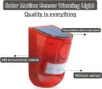Alarme Solaire Anti-Vol avec Détecteur de Mouvement et Sirène 129dB – جهاز إنذار شمسي ضد السرقة والحيوانات مع كاشف حركة وصفارة قوية