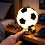 Lampe Ballon de Football LED – مجسم كرة القدم الذهبي للزينة والهدايا